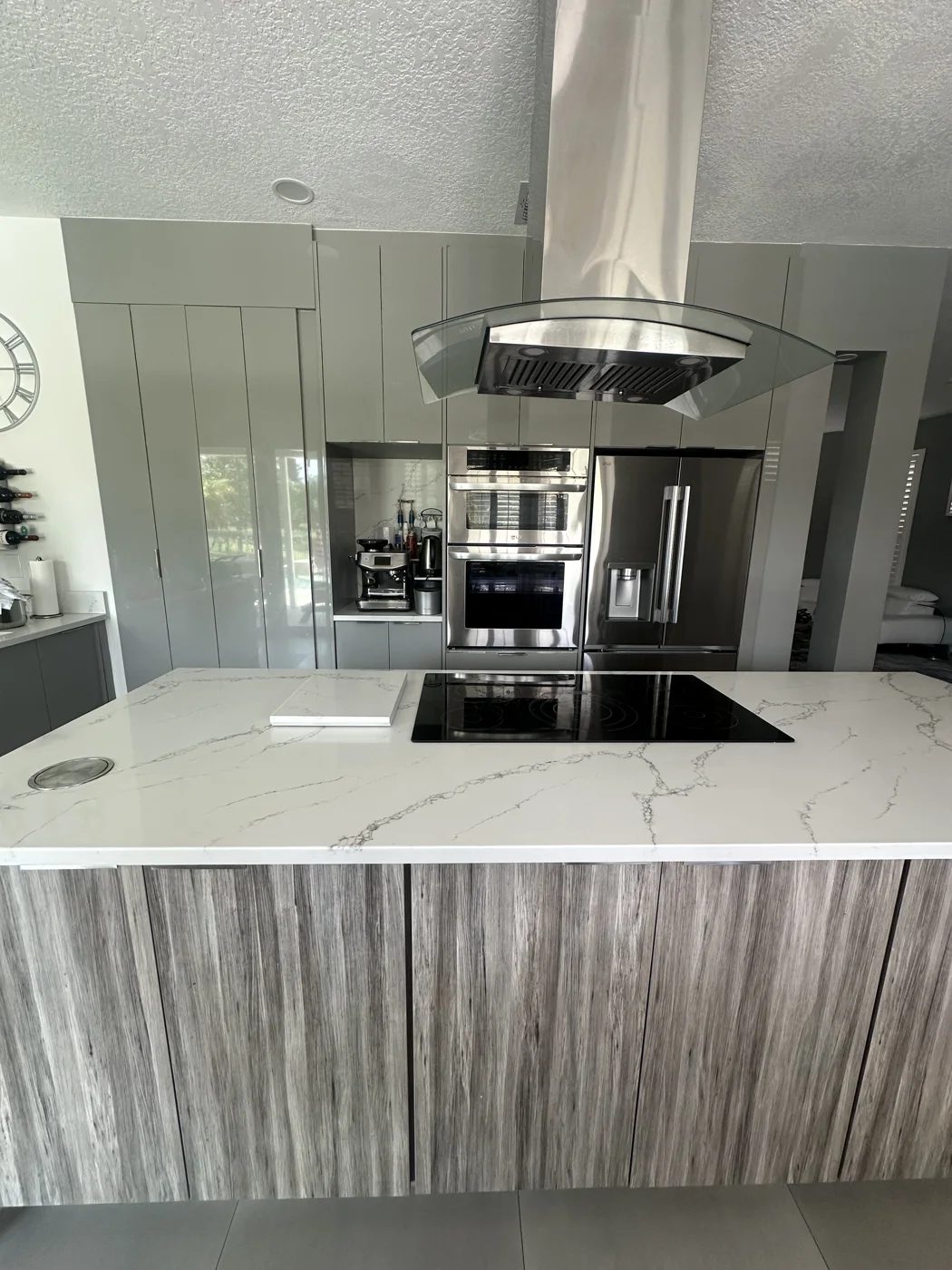 Completed modern kitchen remodel